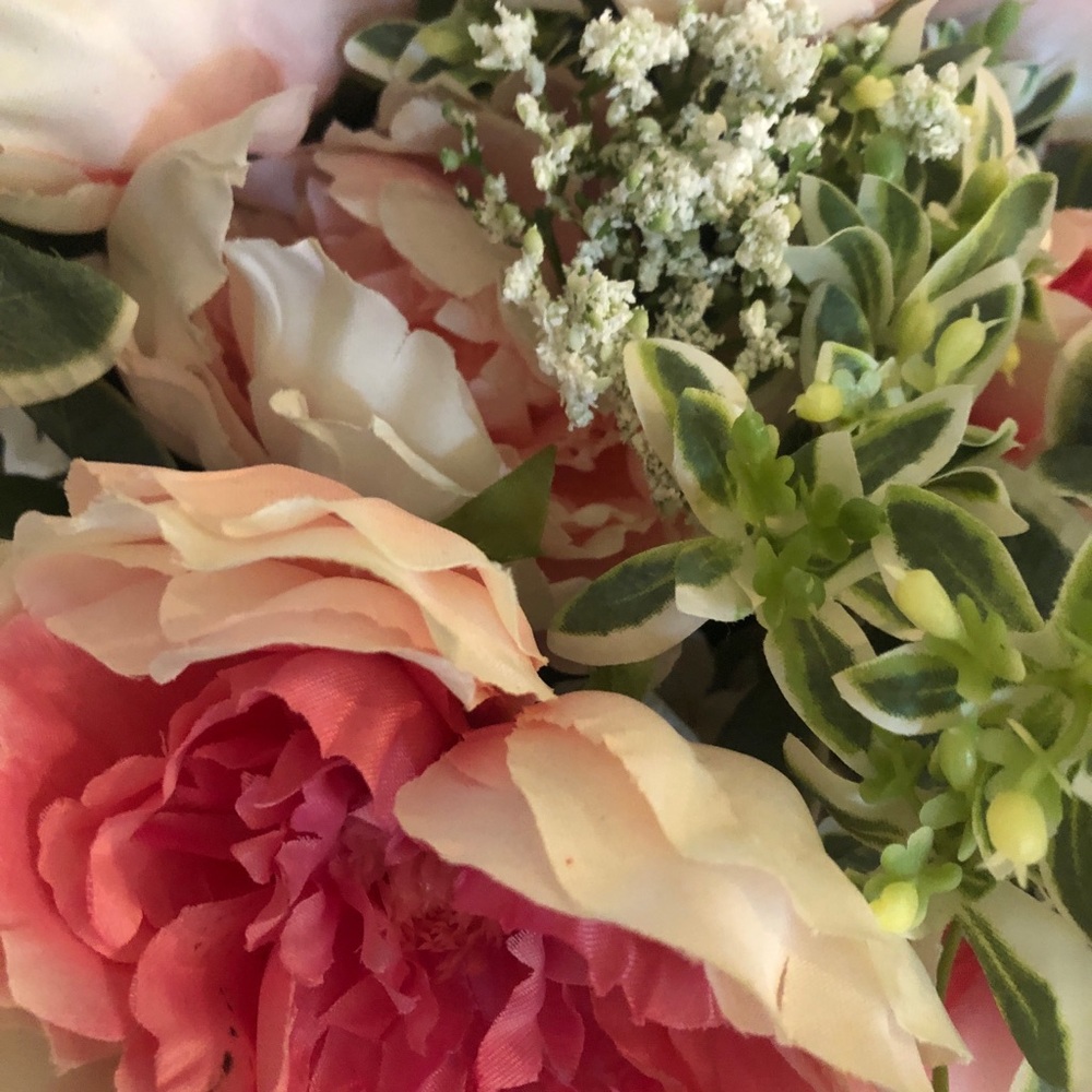 Silk Cabbage Roses - Picture 5 of 8